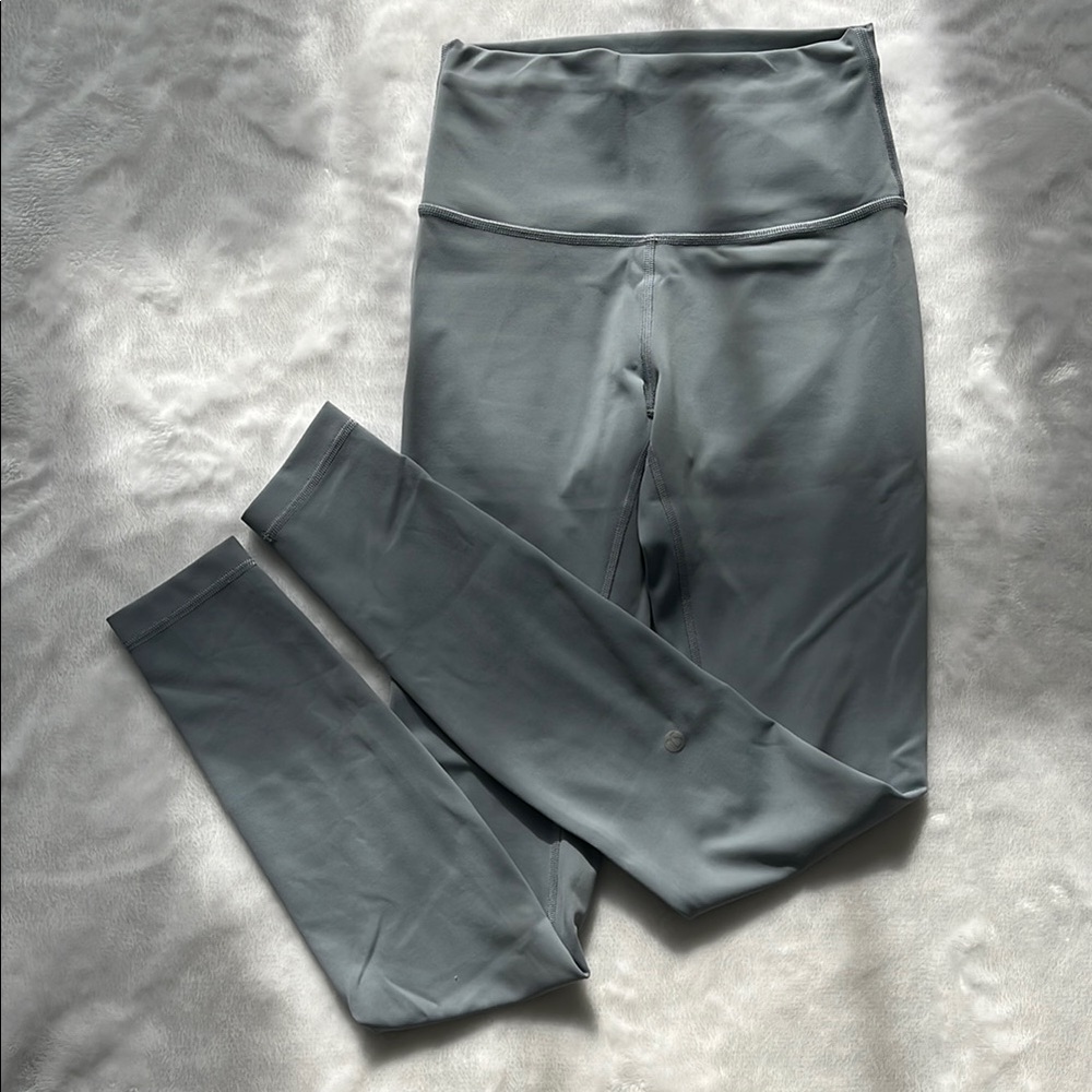 Lululemon blue/gray High-Waisted Leggings